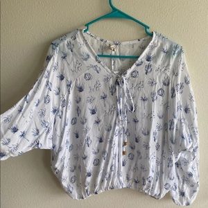 COBALT & TAWNY Blouse